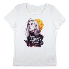 Samarreta blanca Tres Voltes Rebel bruixes