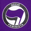 Bolsa "tote" Acció Feminista lila