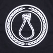 Bolsa "tote" negra Crim logo