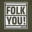 Camiseta verda Folk You 2019 Ebri Knight