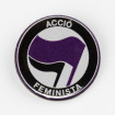 Xapa Acció Feminista Banderes ø25mm
