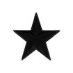Parche bordado estrella negra