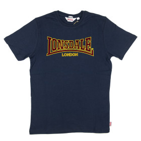 Samarreta logo Lonsdale Vellut blava