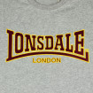 Samarreta logo Lonsdale logo vellut gris