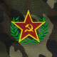 Ronyonera camuflatge estrella comunista