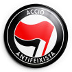 Xapa Acció Antifeixista Banderes ø25 mm