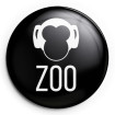 Xapa negra Zoo Posse logo ø 25mm