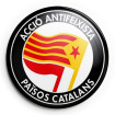 Xapa acció antifeixista Països Catalans ø 25mm