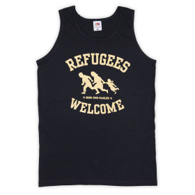 Camiseta de tirantes Refugees Welcome unisex
